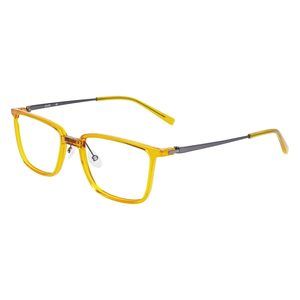 NEW AIRLOCK PURE P-2010 730 Crystal Yellow Eyeglasses 53/18/145 with Case